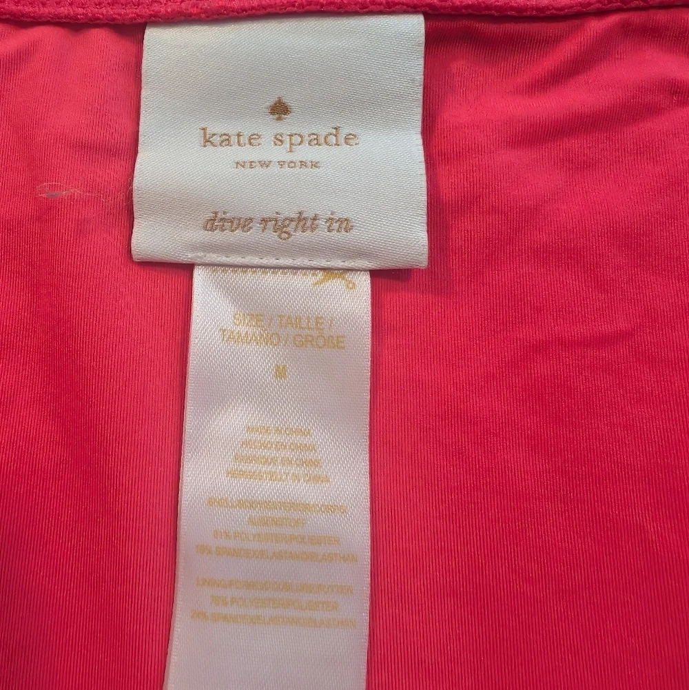Kate Spade Bright Coral Bikini Bottom Size M